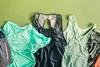A photograph of old running clothes