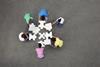 People constructing jigsaw