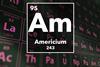 Periodic table of the elements – 95 – Americium
