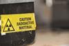 Radioactive material caution label