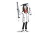 Graduate with burette