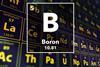 Periodic table of the elements – 5 – Boron