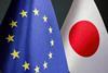 EU and Japan flag