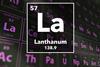 Periodic table of the elements – 57 – Lanthanum