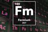 Periodic table of the elements – 100 – Fermium