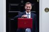 Jeremy Hunt and the budget