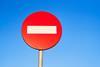 No entry sign