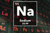 Periodic table of the elements – 11 – Sodium