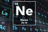 Periodic table of the elements – 10 – Neon