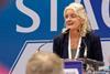 RSC president Annette Doherty addressing an audience at a conference