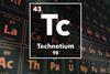 Periodic table of the elements – 43 – Technetium