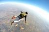 Man skydiving