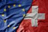 EU and Swiss flags