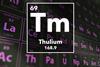Periodic table of the elements – 69 – Thulium