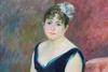 Renoir's ‘Madame Leon Clapisson’ before (L) and after digital restoration
