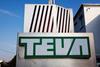 the company sign of Teva