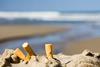 Cigarette butts on marine lifeiStock10011017