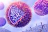 A digital artwork of a liposome containing mRNA as used in vaccines