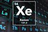 Periodic table of the elements – 54 – Xenon