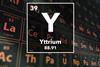 Periodic table of the elements – 39 – Yttrium