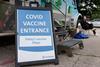 A mobile vaccination clinic in the US