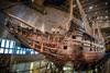 The Vasa, restored and on display at the Vasa Museum in Stockholm