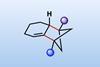 Skeletal structure of the diradicaloid coupling reaction product