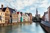A photograph of the canals of Bruges, Belgium