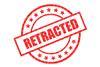 Retracted rubber stamp