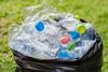 Waste plastic bottles