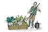An image showing a gardener