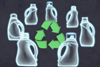 Plastics recycling illustration