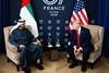 Sheikh Mohamed bin Zayed Al Nahyan and Trump