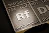 The periodic table entry for rutherfordium