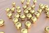 3D illustration of randomly assembled gold nanoparticles
