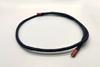 A black cord in a loop