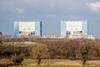 A photograph of the Hinkley Point nuclear power station