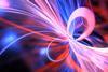 Colourful abstract image showing quantum waves