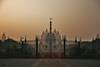 Indian Government buildings in evening, New Delhi, India