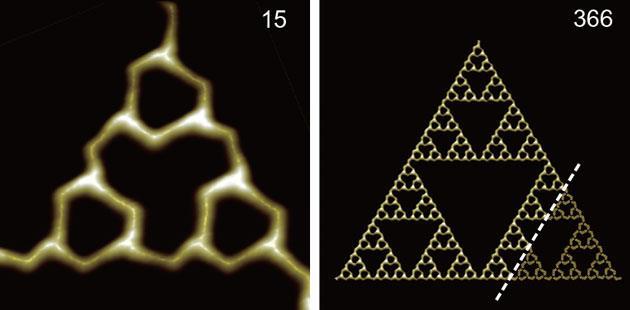 Fractal First As Molecules Form Sierpinski Triangles Research