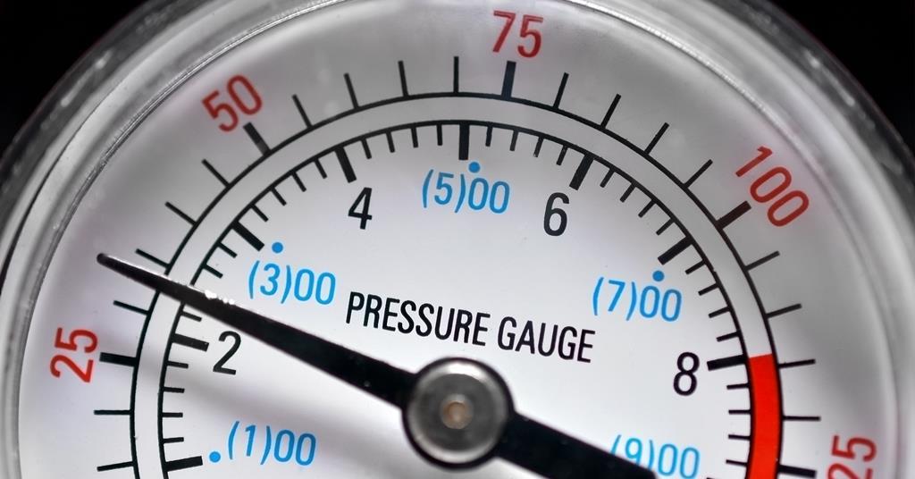 Pascal pressure shop gauge