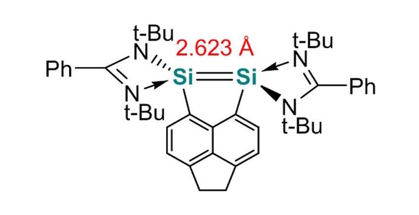 Longest silicon—silicon double bond has two-faced ...