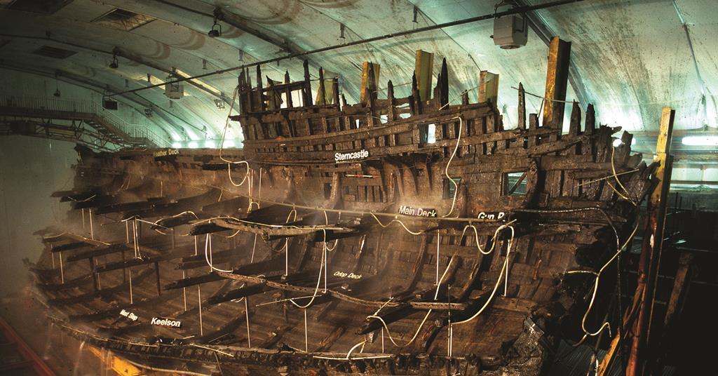 Iron-trapping nanoparticles could help preserve the Mary Rose