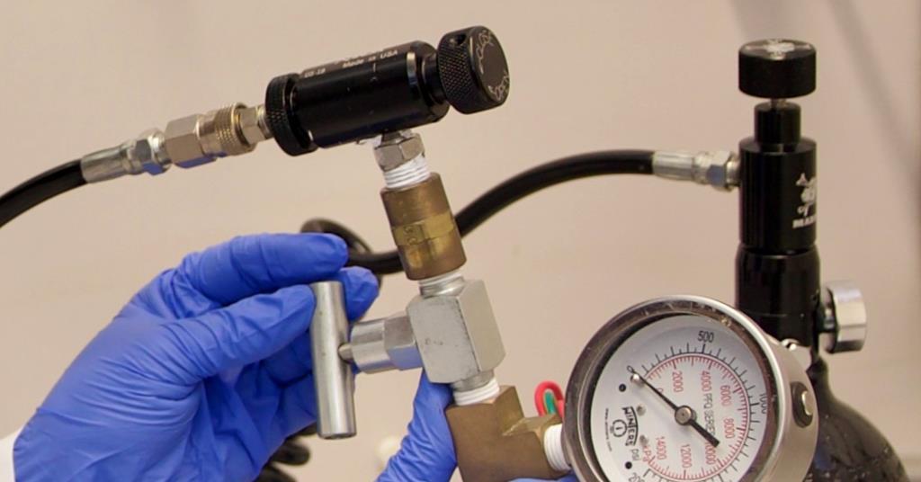 Air jet gun delivers needle-free vaccines in MOFs without any need for ...