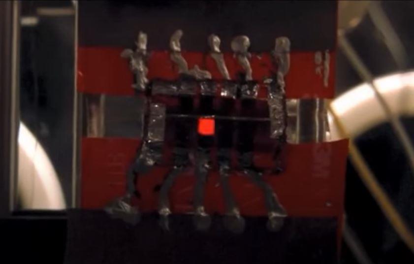 First polymer LED that stays lit up when stretched and scrunched ...