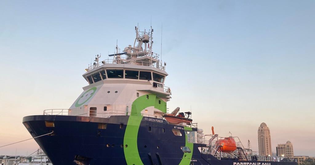 Un navire pionnier propulsé à l’ammoniac présente un avenir plus vert pour le transport maritime à la Cop28