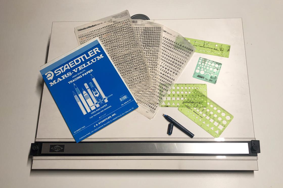 Letraset Machine Letraset’s transfers and placing precision back on the drawing board ...