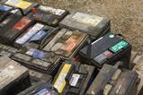 Car batteries for recycling