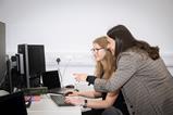 Juliane Fiates with Fuse student Pheobe Goodrich