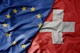 EU and Swiss flags